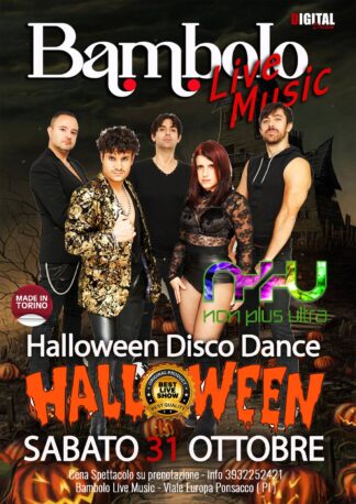 NON PLUS ULTRA" Party Band 80/90/2000 in VERSIONE HALLOWEEN!! - Sabato <b><span style="color: #ff0000;"> 31 </span></b> Ottobre