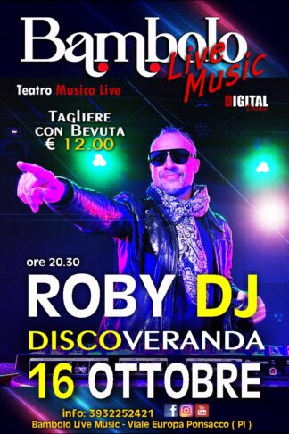 ROBYDJ DISCOVERANDA!! - Venerdì <b><span style="color: #ff0000;"> 16 </span></b> Ottobre